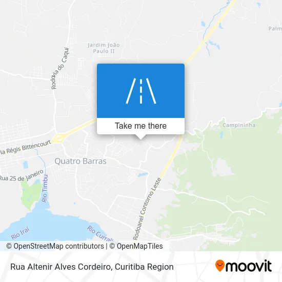 Rua Altenir Alves Cordeiro map