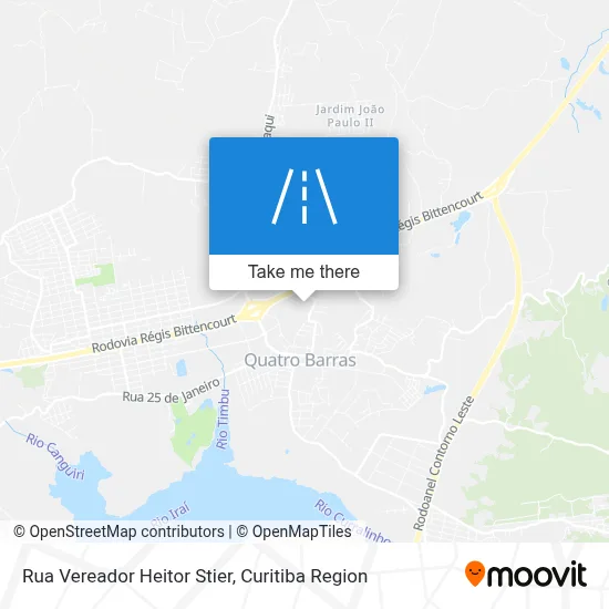 Rua Vereador Heitor Stier map