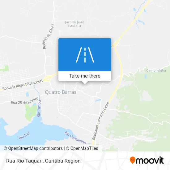 Rua Rio Taquari map