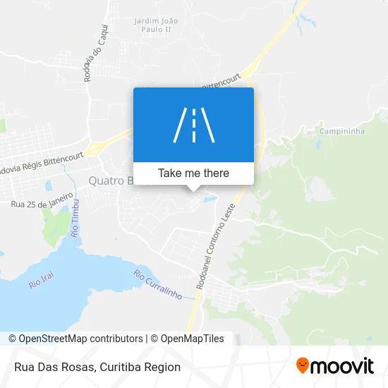Rua Das Rosas map