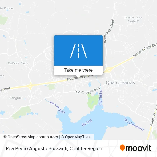 Rua Pedro Augusto Bossardi map