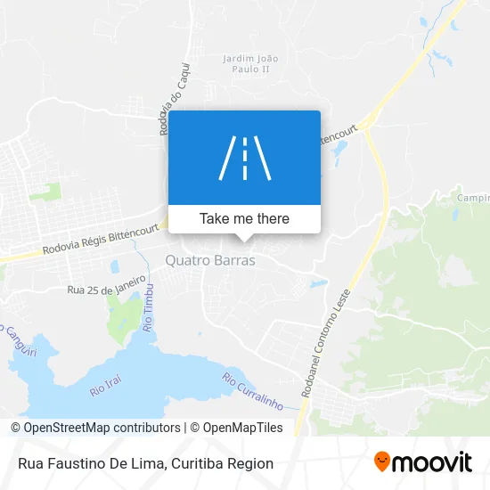 Rua Faustino De Lima map