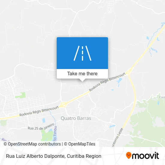 Rua Luiz Alberto Dalponte map