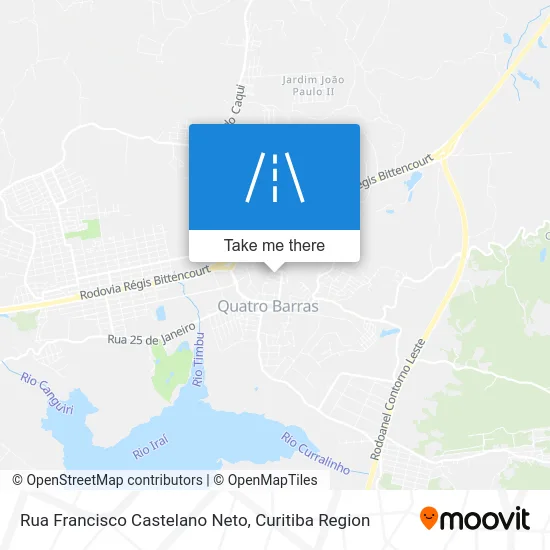 Rua Francisco Castelano Neto map