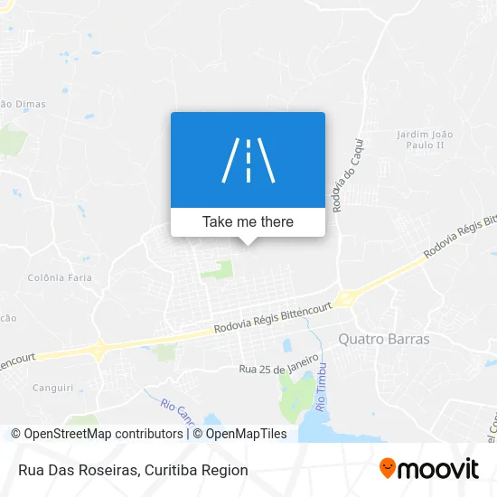 Rua Das Roseiras map