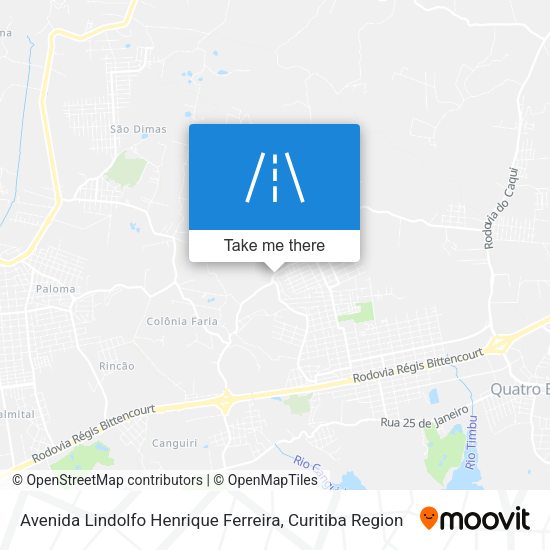 Avenida Lindolfo Henrique Ferreira map