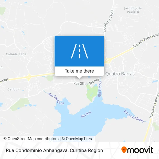 Rua Condomínio Anhangava map