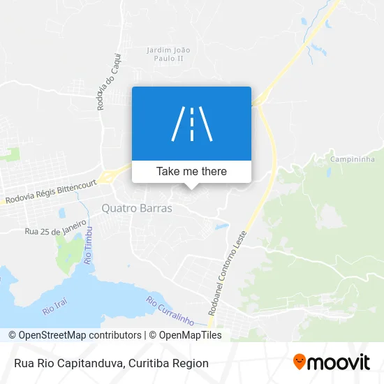 Rua Rio Capitanduva map