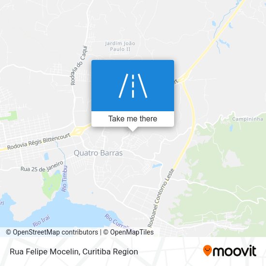 Rua Felipe Mocelin map