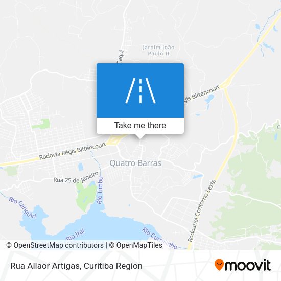 Rua Allaor Artigas map