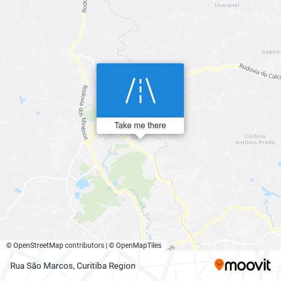 Rua São Marcos map