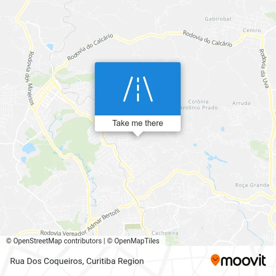 Rua Dos Coqueiros map