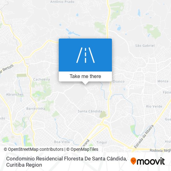 Condomínio Residencial Floresta De Santa Cândida map