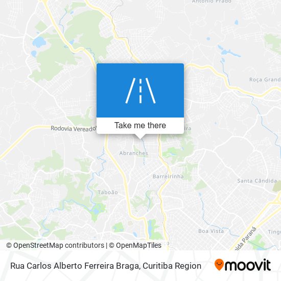 Rua Carlos Alberto Ferreira Braga map