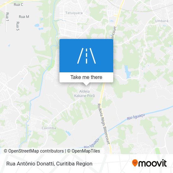 Rua Antônio Donatti map