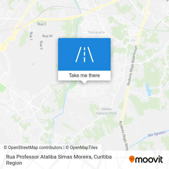 Rua Professor Ataliba Simas Moreira map