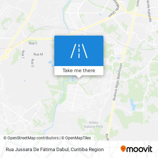 Rua Jussara De Fátima Dabul map