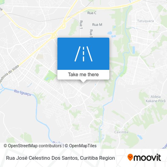 Rua José Celestino Dos Santos map