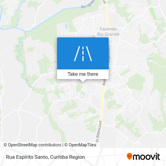 Rua Espírito Santo map
