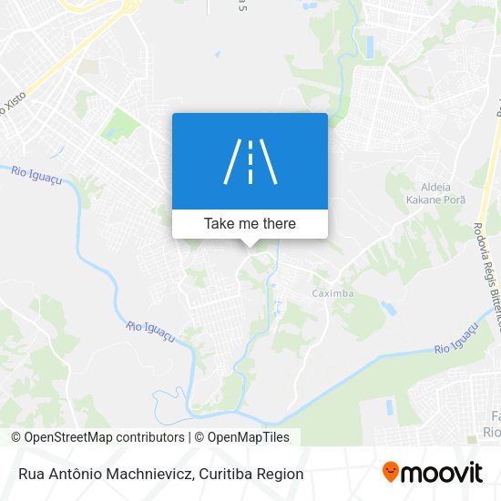 Rua Antônio Machnievicz map