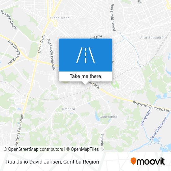 Rua Júlio David Jansen map