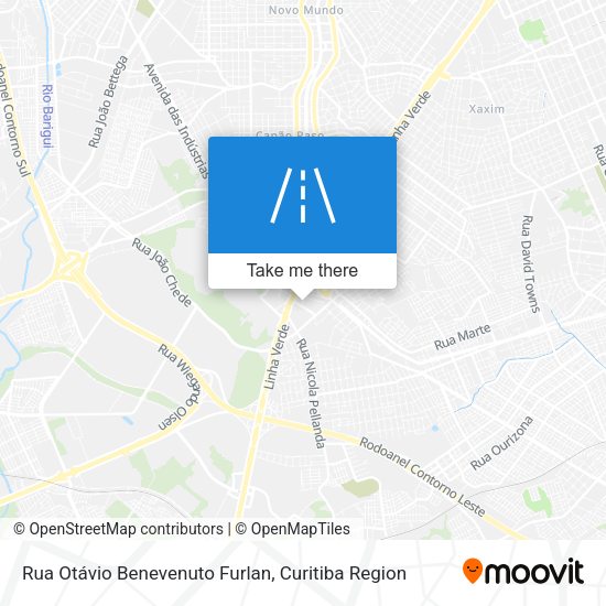 Rua Otávio Benevenuto Furlan map
