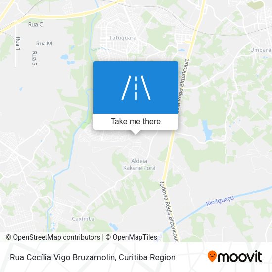 Rua Cecília Vigo Bruzamolin map