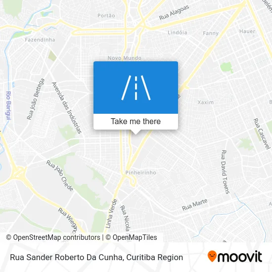 Rua Sander Roberto Da Cunha map
