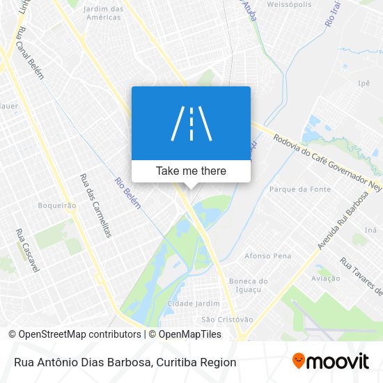 Rua Antônio Dias Barbosa map