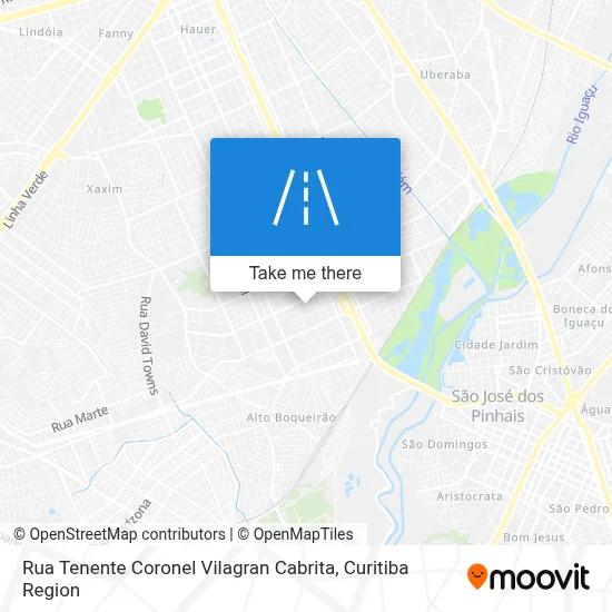 Rua Tenente Coronel Vilagran Cabrita map