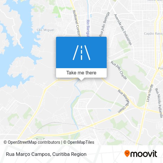 Rua Março Campos map