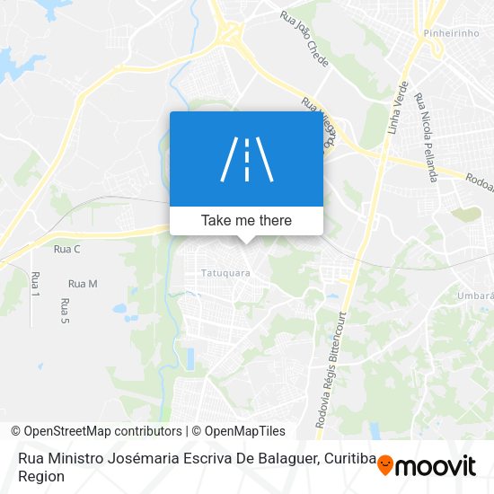 Rua Ministro Josémaria Escriva De Balaguer map