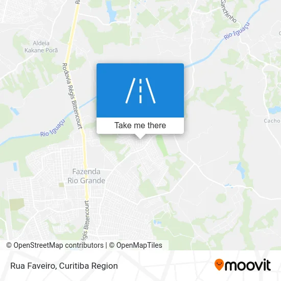 Rua Faveiro map