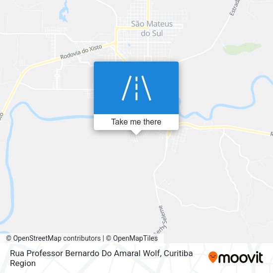 Rua Professor Bernardo Do Amaral Wolf map