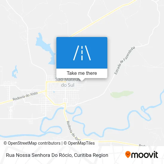 Rua Nossa Senhora Do Rócio map