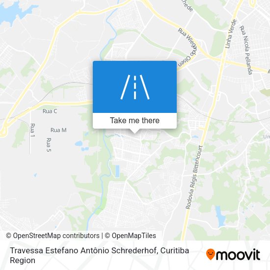 Travessa Estefano Antônio Schrederhof map