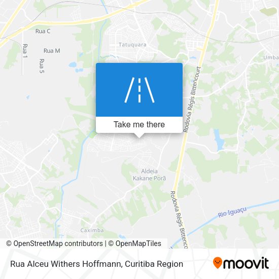 Rua Alceu Withers Hoffmann map