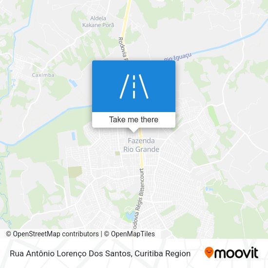 Rua Antônio Lorenço Dos Santos map