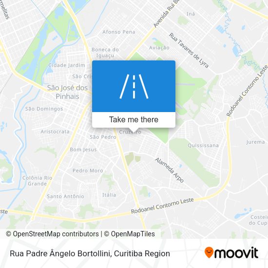 Rua Padre Ângelo Bortollini map