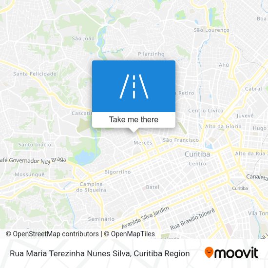Rua Maria Terezinha Nunes Silva map
