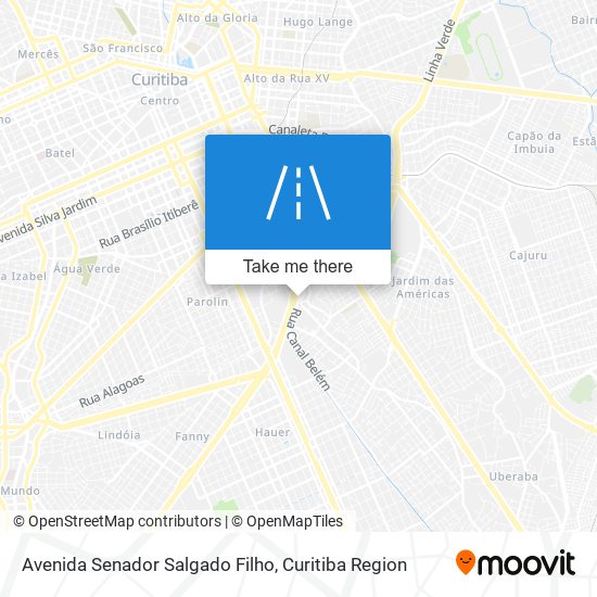 Avenida Senador Salgado Filho map