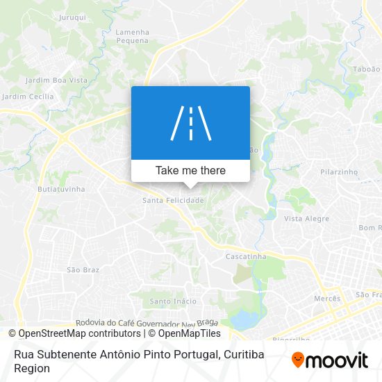 Rua Subtenente Antônio Pinto Portugal map