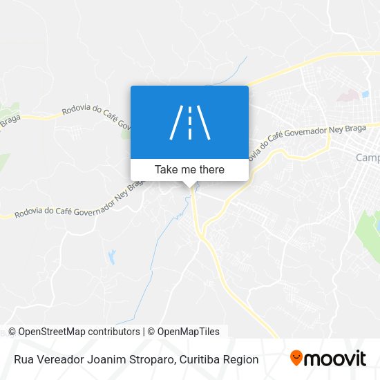 Rua Vereador Joanim Stroparo map