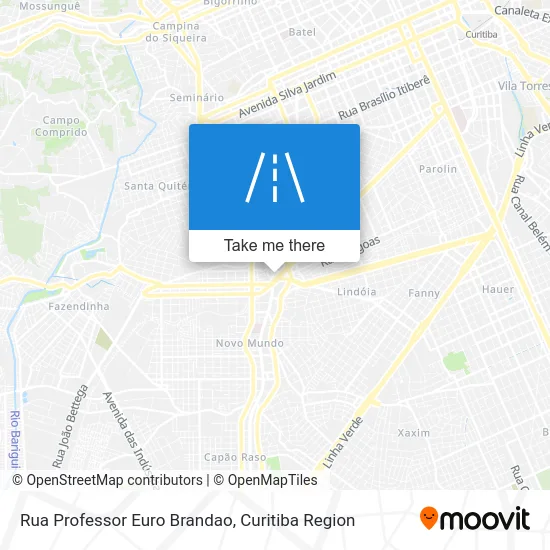 Rua Professor Euro Brandao map