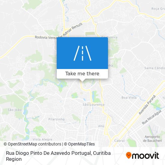 Rua Diogo Pinto De Azevedo Portugal map