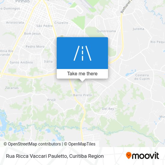 Rua Ricca Vaccari Pauletto map