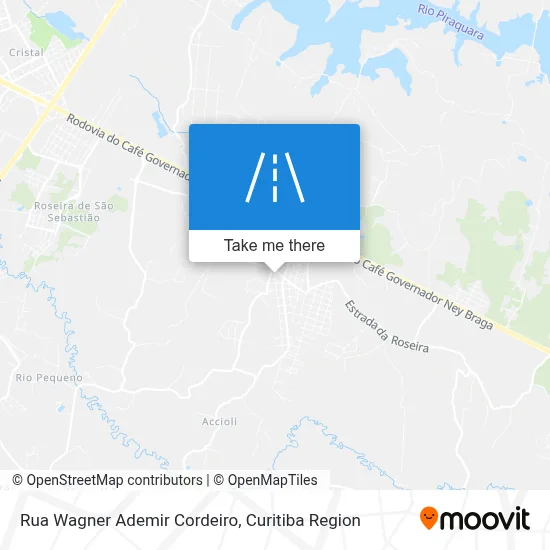 Rua Wagner Ademir Cordeiro map