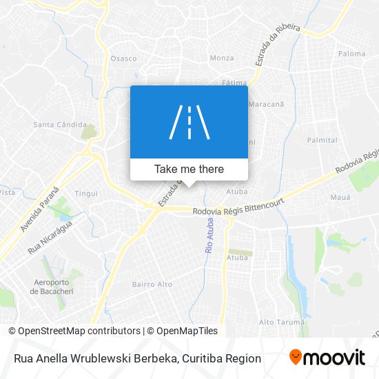 Rua Anella Wrublewski Berbeka map