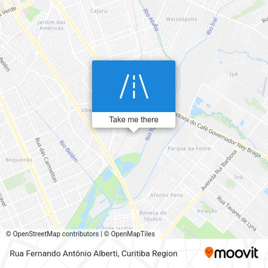 Rua Fernando Antônio Alberti map