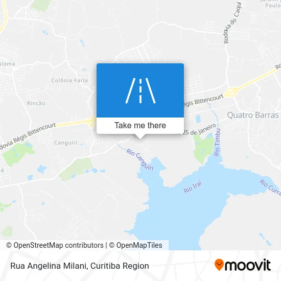 Rua Angelina Milani map
